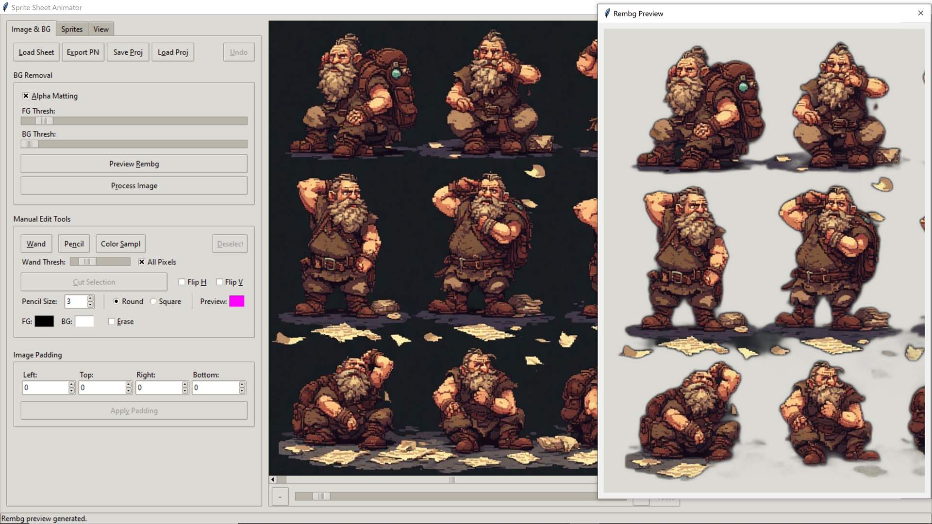 Rembg preview